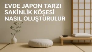 Evde Japon Tarzı Sakinlik Köşesi Nasıl Oluşturulur
