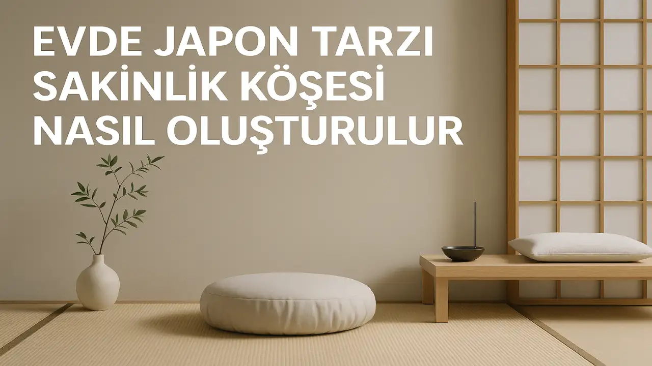 Evde Japon Tarzı Sakinlik Köşesi Nasıl Oluşturulur