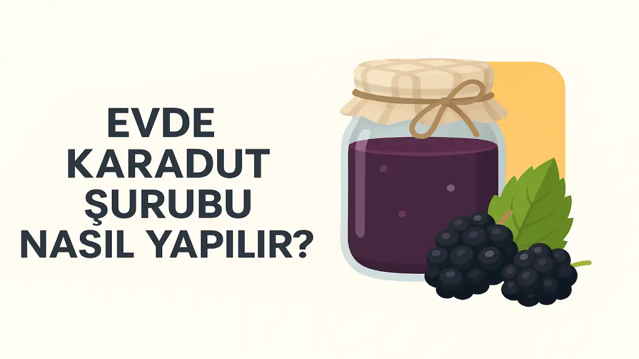Evde Karadut Şurubu Nasıl Yapılır