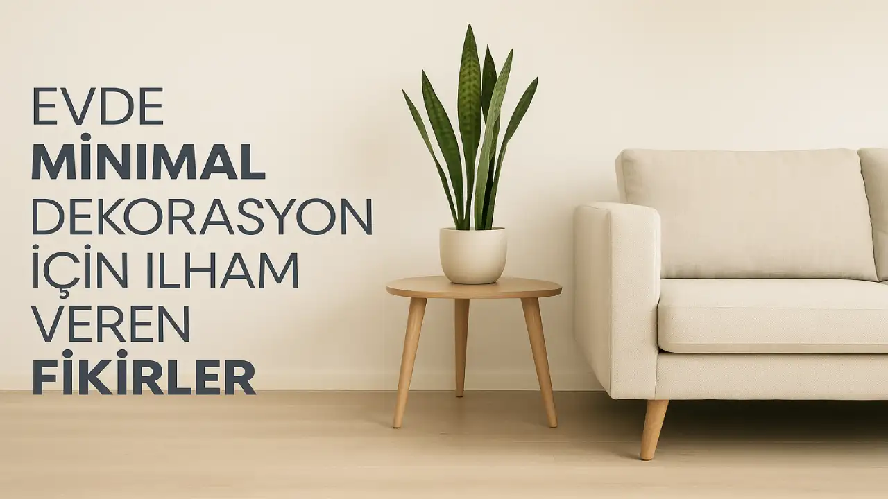 Evde Minimal Dekorasyon İçin İlham Veren Fikirler